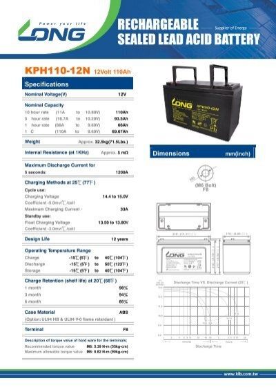 Acumulator gel Narada 12V - 110 Ah